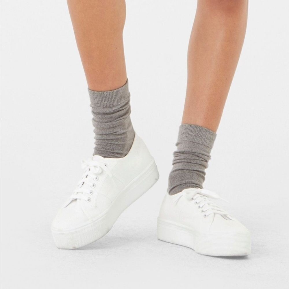 Frye Boot Socks Gray Black One‎ Size 2-Pack New In Packaging
